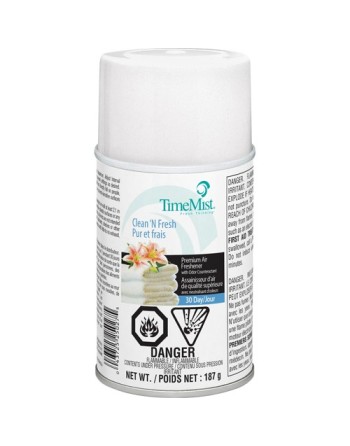 ZEP 1045378 TimeMist Industrial Strength Air Freshener, Clean & Fresh, Aerosol Can/Cartridge / Can - [DefendUse.com] - 1045378 -