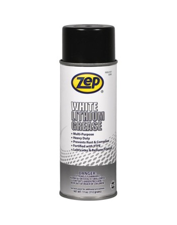 ZEP 331701C White Lithium Grease Lubricant, Aerosol Can / Can - [DefendUse.com] - 331701C - Zep Cleaning Products