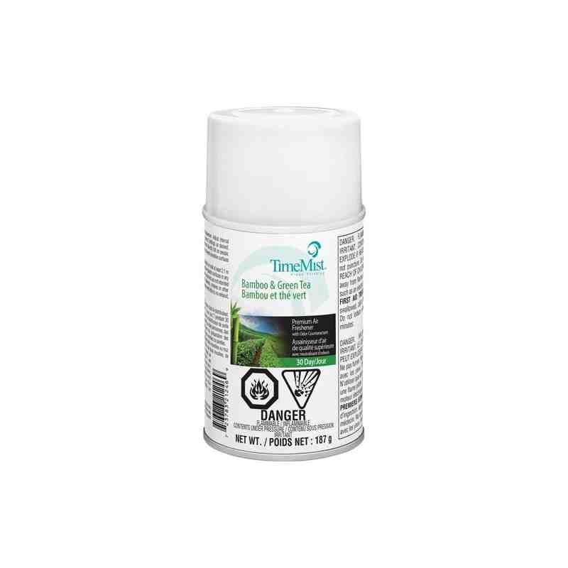 ZEP 1049781 TimeMist Industrial Strength Air Freshener, Bamboo & Green Tea, Aerosol Can/Cartridge / Can - [DefendUse.com] - 1049