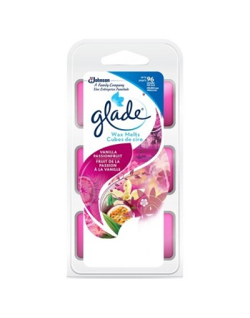 SC JOHNSON 62300714602 Glade Wax Melts - Vanilla Passionfruit - 6pk/8ct Case: 48 x 6ct - [DefendUse.com] - 62300714602 - Glade® 