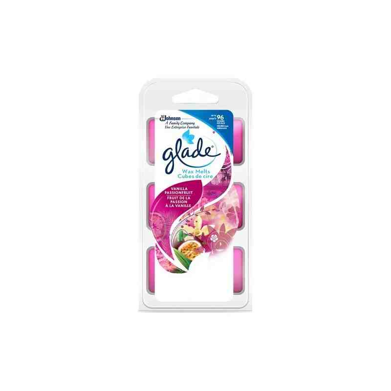 SC JOHNSON 62300714602 Glade Wax Melts - Vanilla Passionfruit - 6pk/8ct Case: 48 x 6ct - [DefendUse.com] - 62300714602 - Glade® 