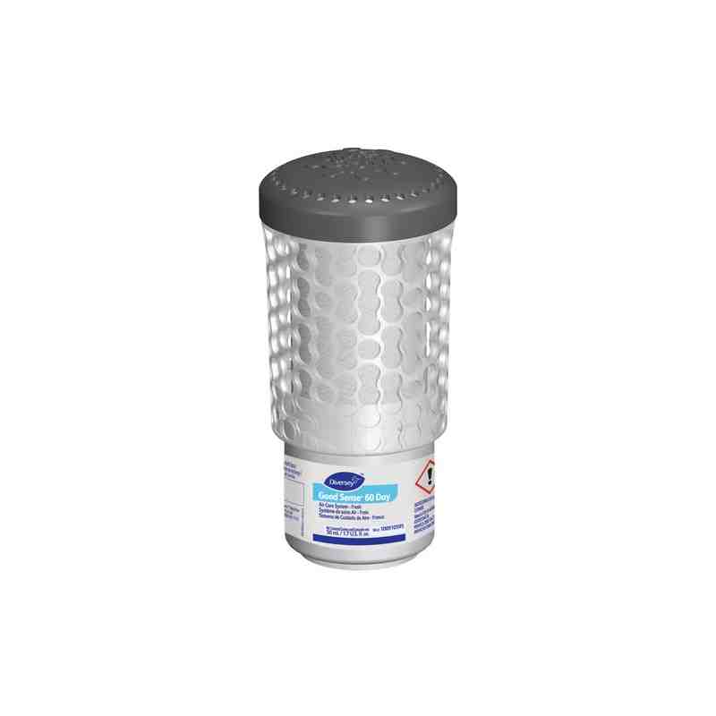 Diversey™ 100910595 Good Sense RTU 60-Day Air Freshener, 1.7 oz Cartridge, Fresh, Opaque Yellow, 6/Case - [DefendUse.com] - 1009