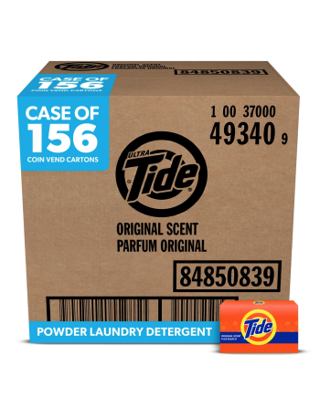 TIDE 37000-49340 Tide® Ultra Coin Vend Laundry Detergent, Powder Detergent, 51g, 5-60, 156/case - [DefendUse.com] - 37000-49340 