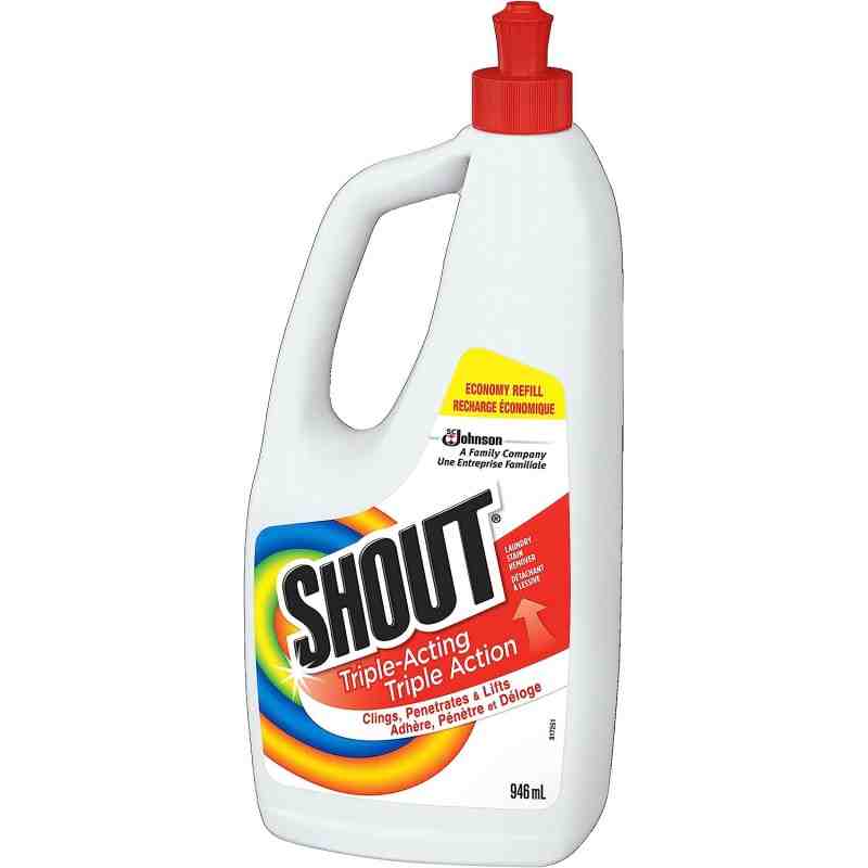 Shout 62300008015 Triple-Acting Laundry Stain Remover Refill - 12/946ml - [DefendUse.com] - 62300008015 - Laundry Stain Remover