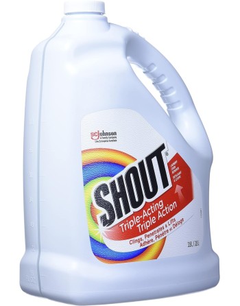 SC JOHNSON 62300788337 Shout® Laundry Stain Remover Refill, Pleasant Scent, Case of 4/3.8L - [DefendUse.com] - 10062300788337 - 
