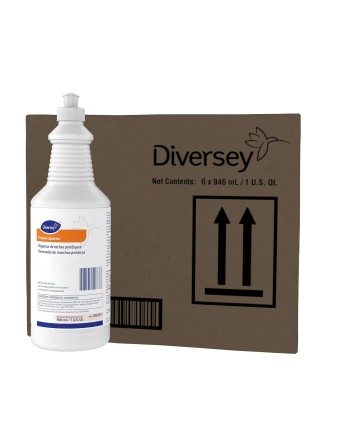 Diversey 5002611 Protein Spotter, Carpet Cleaner, 6 X 946 mL/32 U.S.-Ounce (Pack of 6) - [DefendUse.com] - 5002611 - Carpet Clea