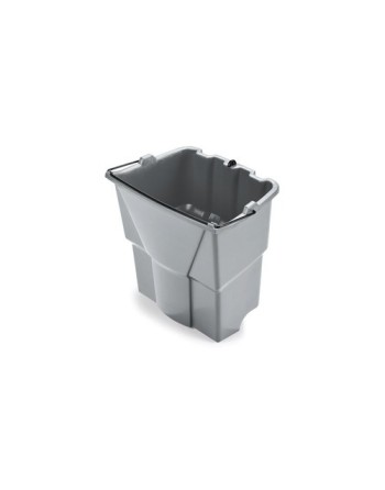 Rubbermaid 2064905 WaveBrake 18 Qt. Gray Dirty Water Mop Bucket