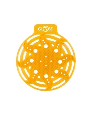 GLOBE  3421O Stellar Anti-Splash Urinal Screen - Orange Mango, Case: 10 - [DefendUse.com] - 3421O - Washroom Care