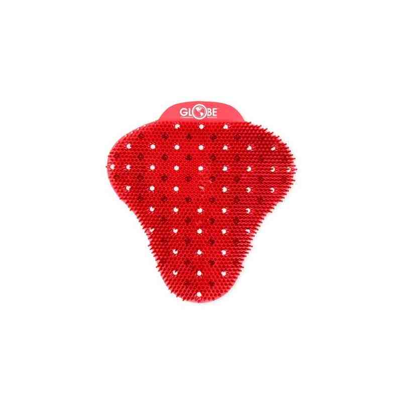 GLOBE  3415R Urinal Screen -Aquos HD Anti-Splash-Red Tropical Fruit, Case: 12 - [DefendUse.com] - 3415R - Washroom Care