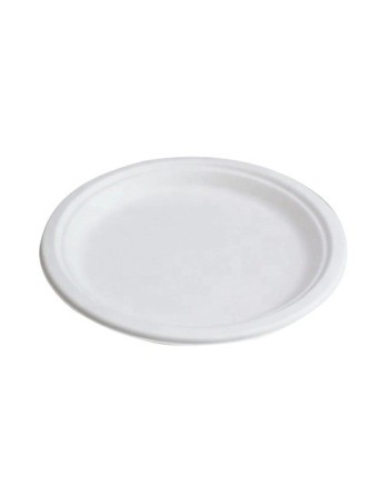 GLOBE  6021 Compostable Plate - Round 7" - 50bg/20bg/cs, Case: 1000 - 50bg/20bg/cs - [DefendUse.com] - 6021 - Compostable Food S
