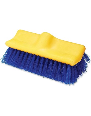 Rubbermaid FG633700BLUE 10" Bi-Level Floor Scrub Brush - [DefendUse.com] - FG633700BLUE - Brushes