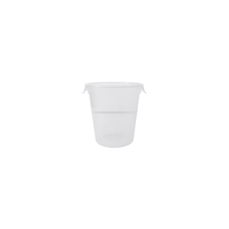 Rubbermaid FG572424CLR Round Storage Container 8qt - Clear - [DefendUse.com] - FG572424CLR - Round Food Containers