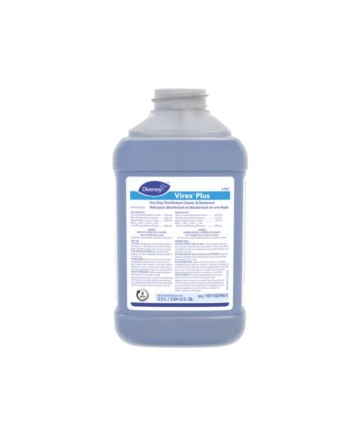 Diversey 101107941 Virex Plus Healthcare Disinfectant and Deodorizer, Case of 2 - [DefendUse.com] - 101107941 - Diversey Holding