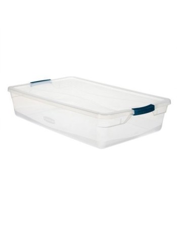 Rubbermaid Cleverstore Clear Latching Tote