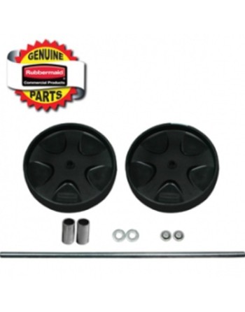 RUBBERMAID Special Made FG6173L90000 Part - 2 Wheels/1 Axle Kit For 6173[6173M9] - [DefendUse.com] - FG6173L90000 - Rubbermaid S