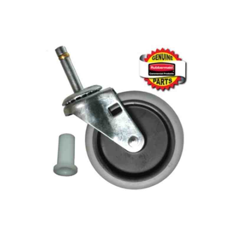 RUBBERMAID Special Made FG6173L10000 Part - 4" Stem Caster For 6173[6173M3] - [DefendUse.com] - FG6173L10000 - Rubbermaid Specia