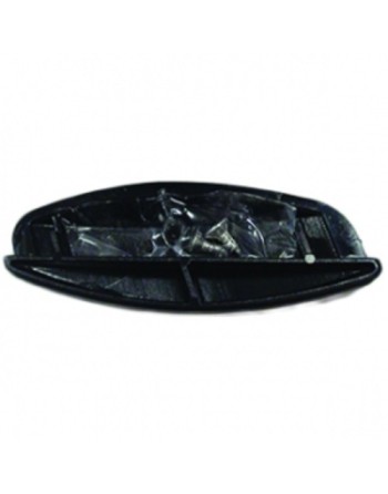 RUBBERMAID Special Made 2107775 Part - End Caps Fits 3" Wide Q-Frame Only 2/pk - Black - [DefendUse.com] - 2107775 - Rubbermaid 
