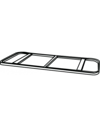 RUBBERMAID Special Made FG4720L2BLA Part - 20 Cu Utility Truck Base - Black - [DefendUse.com] - FG4720L2BLA - Rubbermaid Special
