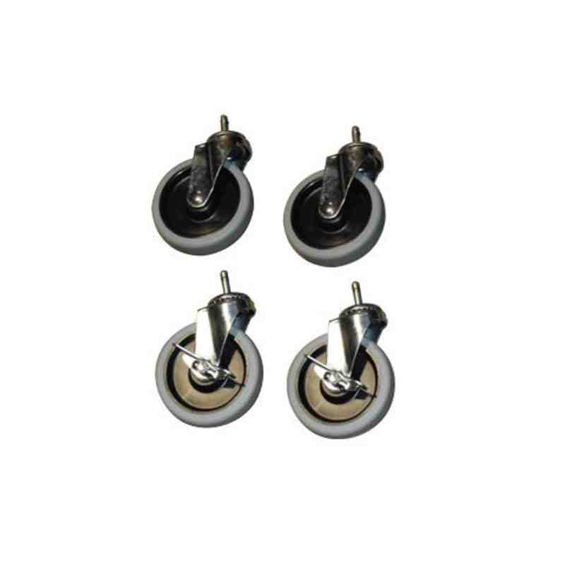 RUBBERMAID Special Made FG9T36L50000 Part - 5" Caster Kit (4, 2 W/Brake) - [DefendUse.com] - FG9T36L50000 - Rubbermaid Special M