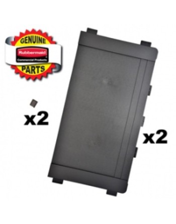 RUBBERMAID Special Made FG6189L2BRN Part - Back Panel Kit (2 Panels) - Brown - [DefendUse.com] - FG6189L2BRN - Rubbermaid Specia