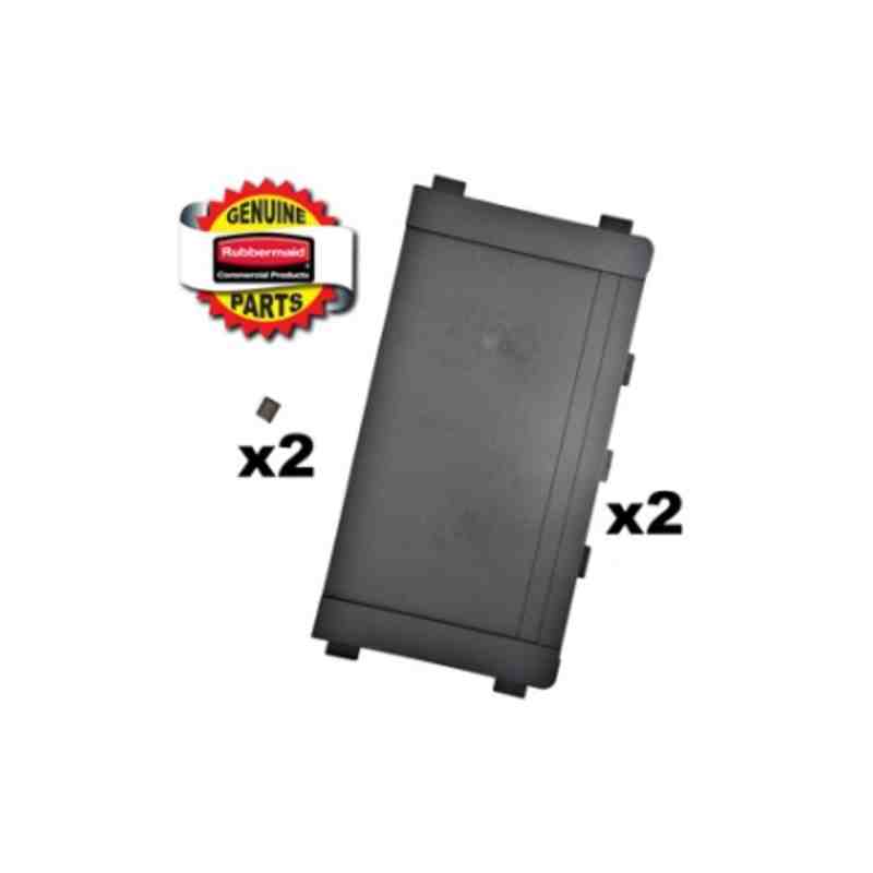RUBBERMAID Special Made FG6189L2BRN Part - Back Panel Kit (2 Panels) - Brown - [DefendUse.com] - FG6189L2BRN - Rubbermaid Specia