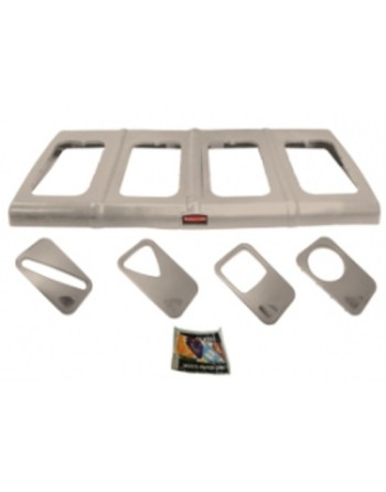 RUBBERMAID Special Made 60256RY1BEIG Part - Glutton Lid Complete w/Inserts Fits 256R -Beige - [DefendUse.com] - 60256RY1BEIG - R