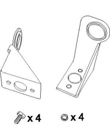 RUBBERMAID Special Made FG9W71L8BLA Part - Hinge Kit - [DefendUse.com] - FG9W71L8BLA - Rubbermaid Special Made