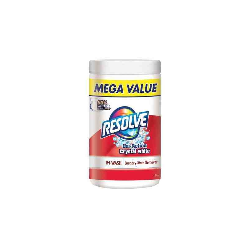 RESOLVE 62338-88847 Fabric InWash-Oxi-Action, Powder, Case of 6/1.5kg[CB888474] - [DefendUse.com] - 62338-88847 - Resolve® Clean