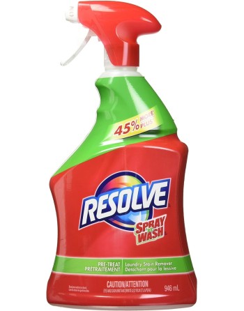 RESOLVE 62200-95786 Fabric PreTreatment, Case of 12/946ml[CB957864] - [DefendUse.com] - 62200-95786 - Resolve® Cleaning Products