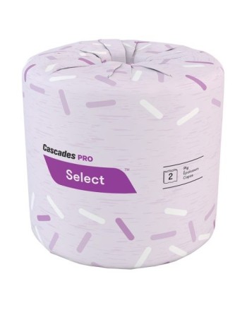 Cascades B031 PRO Select® Standard Toilet Paper - White 2-Ply 48x420 Sheets - [DefendUse.com] - B031 - Home