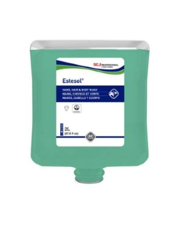 DEB HAB2LT Estesol® Hand, Hair and Body Cleaner, 2 L, Rain Forest, Plastic Cartridge - [DefendUse.com] - HAB2LT - Home