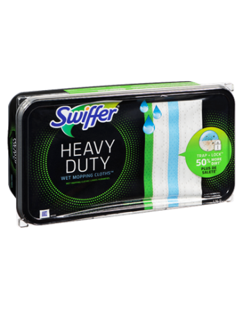 SWIFFER 10037000764721 Sweeper Heavy Duty Wet Mopping Cloths Multi Surface Refills, Open Window Fresh, 20 count, Case of 6 - [De