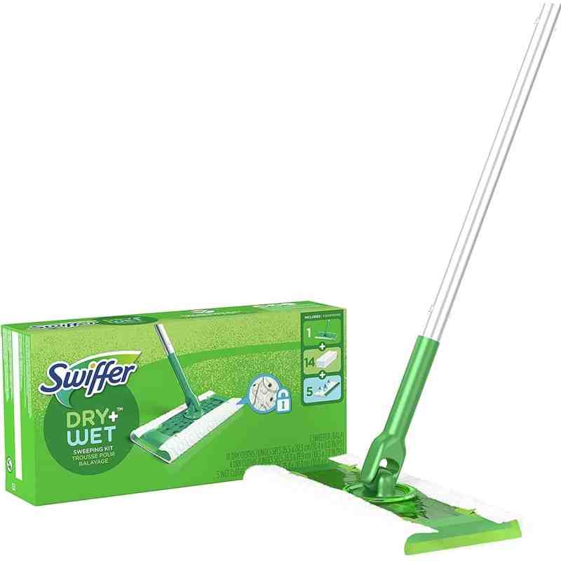 Swiffer 75725 Swiffer Sweeper Dry + Wet Sweeping Kit, Case of 6 - [DefendUse.com] - 37000757252 - Swiffer® Cleaning Products