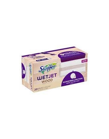 Swiffer Swiffer WetJet Wood Mopping Pad, 20/Pack, Case of 4 - [DefendUse.com] - 76563 - Home