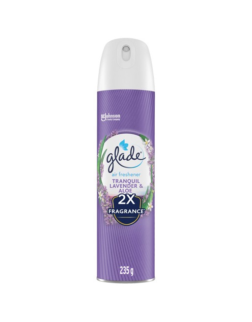 SC JOHNSON 10062300009227 Glade Air Freshener, Tranquil Lavender & Aloe™, Aerosol Can,Case of 12 - [DefendUse.com] - 10062300009