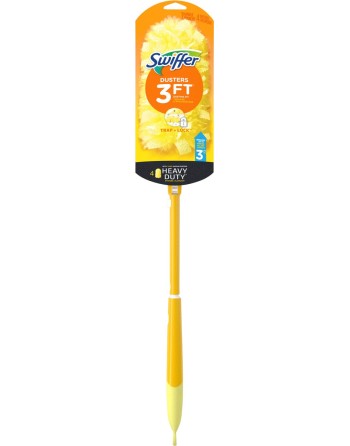 Swiffer® 92806 Dusters™ Heavy Duty 3 ft Extendable Handle Starter Kit, Case of 12 - [DefendUse.com] - 92806 - Swiffer® Cleaning 