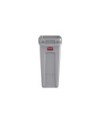 Rubbermaid 1971258 Slim Jim w/Venting Container 16G - Gray [3541], Case: 4