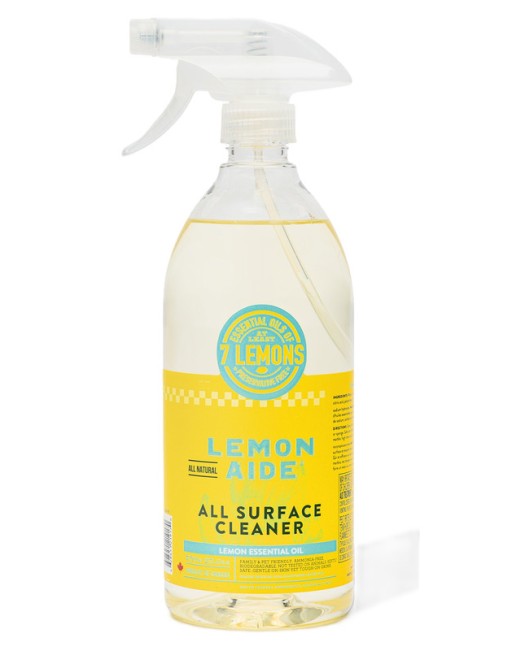 Lemon Aide - Lemon Surface Cleaner 750ml, Case of 12 - [DefendUse.com] - LA-APC - Lemon Aide