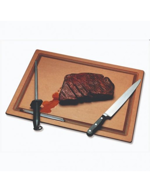 SANJAMAR TC152012GV San Jamar TC152012GV Tuff-Cut 15" x 20" x 1/2" Grooved Cutting Board - [DefendUse.com] - TC152012GV - Home