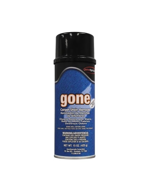 QUEST VAPCO 246000001-16AR QuestSpecialty, GONE 16 oz Carpet Stain Remover (12/Case) - [DefendUse.com] - 246000001-16AR - Quest 