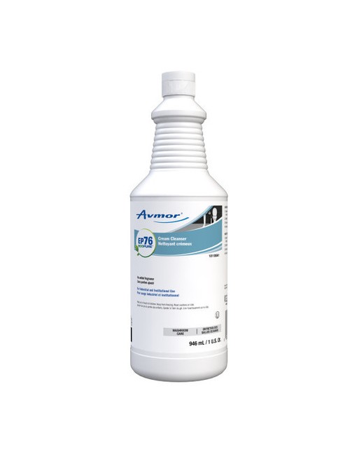 Avmor 101106941 EP76 Cream Cleanser - 12/946ml [2095210001] Case: 12 x 946mL - [DefendUse.com] - 101106941 - Avmor
