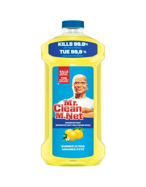 Mr.Clean 30772-12728  Liquid Multi-Surface Disinfectant, Summer Citrus, Case of 9/680mL - [DefendUse.com] - 30772-12728 - Home