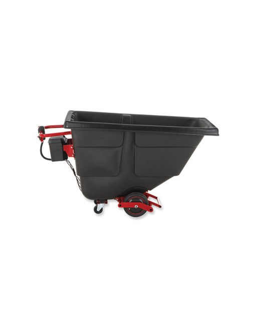Rubbermaid 2173662 Motorized Rotomolded Tilt Truck, 1 cubic yard - [DefendUse.com] - 2173662 - Rubbermaid Commercial Cleaning