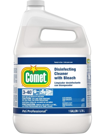 COMET® 10030772070038 Disinfecting Cleaner with Bleach OL 3/3.78L - [DefendUse.com] - 10030772070038 - Comet Family of Cleaning 