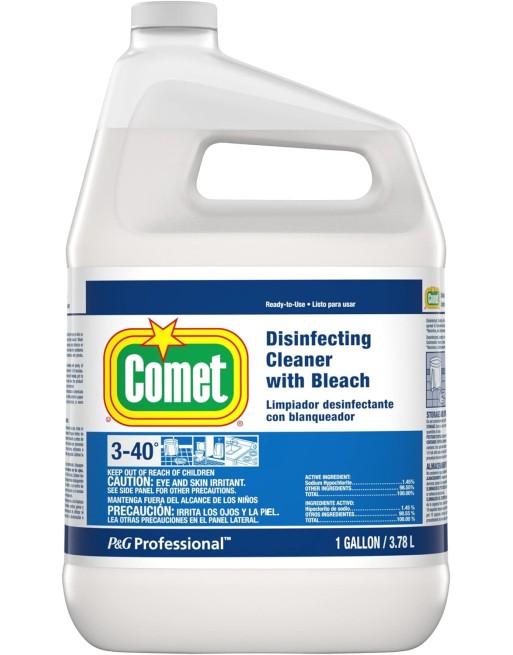 COMET® 10030772070038 Disinfecting Cleaner with Bleach OL 3/3.78L - [DefendUse.com] - 10030772070038 - Comet Family of Cleaning 