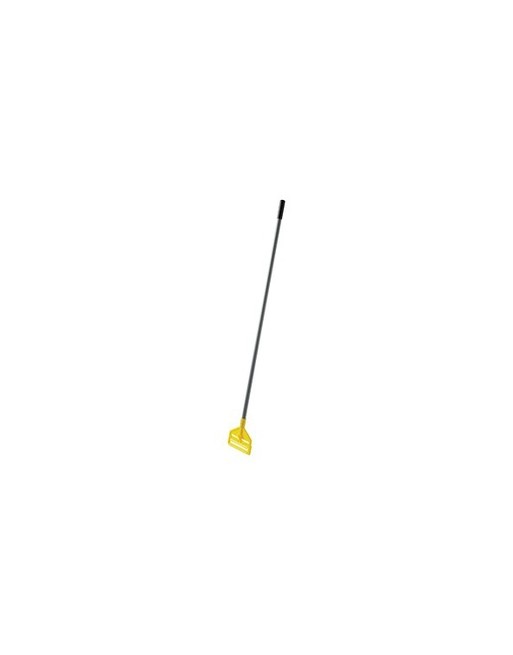 RUBBERMAID FGH14600GR00 Invader® Wet Mop Handle, Fibreglass/Plastic, Open Gate Tip, 60" Length- Gray - [DefendUse.com] - FGH1460