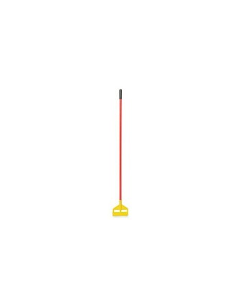 RUBBERMAID FGH14600RD00 Invader® Wet Mop Handle, Fibreglass/Plastic, Open Gate Tip, 60" Length- Gray - [DefendUse.com] - FGH1460