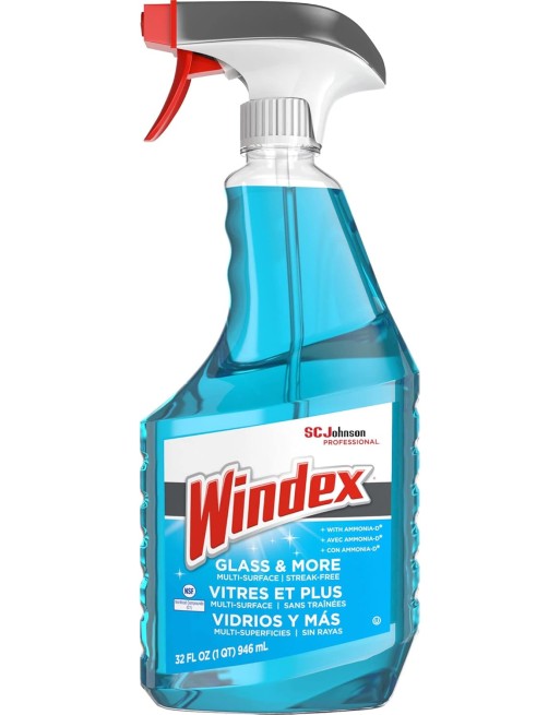 SC JOHNSON 10019800003095 Windex® Glass Cleaner with Ammonia-D®, Trigger Bottle, Case of 8 - [DefendUse.com] - 10019800003095 - 