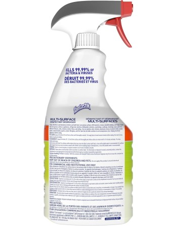 Fantastik® 10062913000789 Professional, Industrial, All Purpose Disinfectant, Original Trigger, Case of 8/946ml - [DefendUse.com