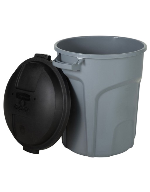 RUBBERMAID Home RHW-2181135 SOP: Roughneck 20G Vented Trash Can - Black/Grey Case: 60, Price/SKID - [DefendUse.com] - RHW-218113